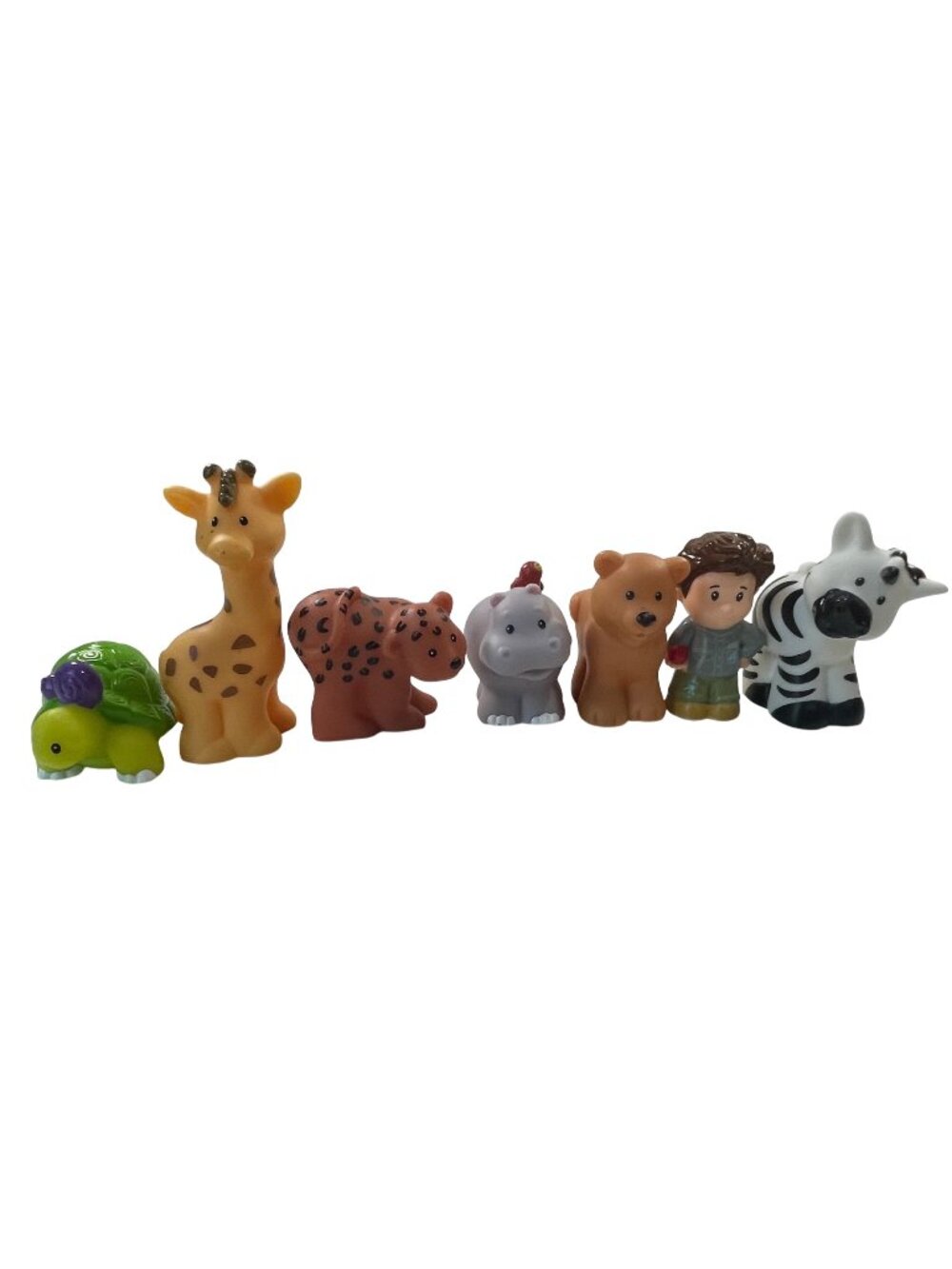 Fisher Price Little People Lot Safari Zoo Animals Zebra Lion Hippo Giraffe Toys